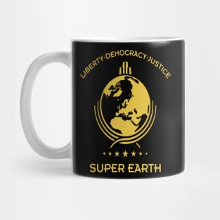 Super Earth Diving Into Hell - Liberty Mug